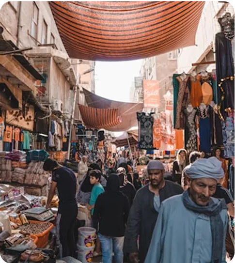 Cairo cityscape representing Egypt economic hub